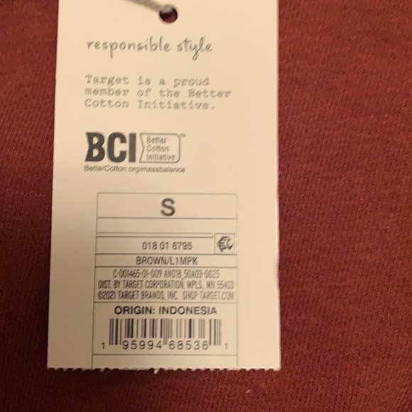 A New Day Long Sleeve Top, color Burnt Umber, Size Small - Picture 5 of 5